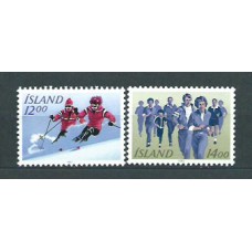 Islandia - Correo 1983 Yvert 556/7 ** Mnh Deportes