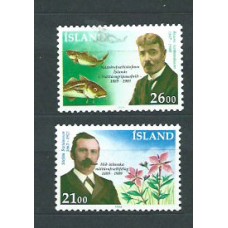 Islandia - Correo 1989 Yvert 663/4 ** Mnh Peces, Flores