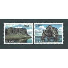 Islandia - Correo 1990 Yvert 684/5 ** Mnh Paisajes