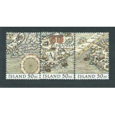 Islandia - Correo 1991 Yvert 699/701 ** Mnh Exposición Filatelica