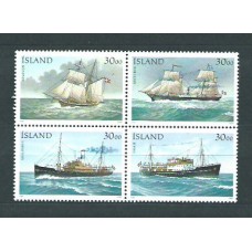 Islandia - Correo 1991 Yvert 706/9 ** Mnh Barcos