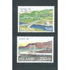 Islandia - Correo 1992 Yvert 721/2 ** Mnh Puentes