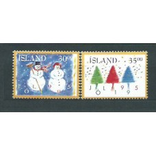 Islandia - Correo 1995 Yvert 787/8 ** Mnh Navidad