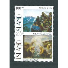 Islandia - Correo 1996 Yvert 795/6 ** Mnh Pinturas