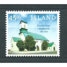 Islandia - Correo 1996 Yvert 812 ** Mnh Catedral de Reykjavik