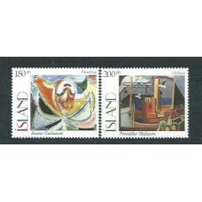 Islandia - Correo 1997 Yvert 821/2 ** Mnh Pinturas