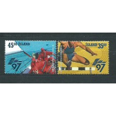 Islandia - Correo 1997 Yvert 823/4 ** Mnh Deportes