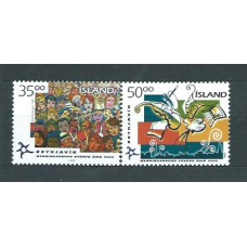 Islandia - Correo 1999 Yvert 876A/B ** Mnh