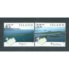 Islandia - Correo 2002 Yvert 947/8 ** Mnh Islas