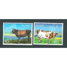 Islandia - Correo 2003 Yvert 958/9 ** Mnh Fauna