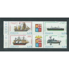 Italia - Correo 1977 Yvert 1311/4 ** Mnh Barcos