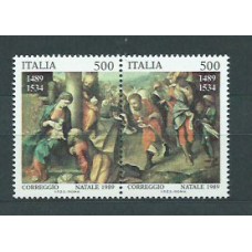 Italia - Correo 1989 Yvert 1831/2 ** Mnh Navidad