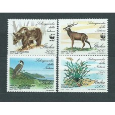 Italia - Correo 1991 Yvert 1926/9 ** Mnh Fauna WWF