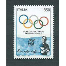 Italia - Correo 1994 Yvert 2075 ** Mnh Deportes Comite Olimpico