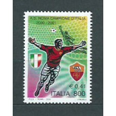 Italia - Correo 2001 Yvert 2505 ** Mnh Fútbol