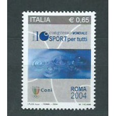 Italia - Correo 2004 Yvert 2753 ** Mnh Deportes