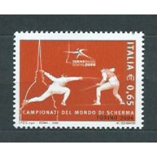 Italia - Correo 2006 Yvert 2892 ** Mnh Deportes Esgrima