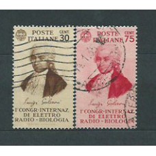 Italia - Correo 1934 Yvert 344/5 usado Personajes