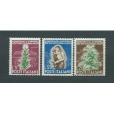 Italia - Correo 1950 Yvert 567/9 * Mh Flora