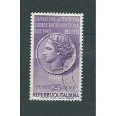 Italia - Correo 1955 Yvert 691 usado