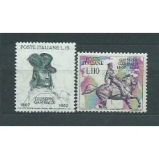 Italia - Correo 1957 Yvert 749/50 * Mh Garibaldi