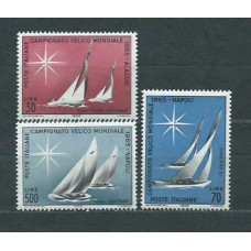 Italia - Correo 1965 Yvert 923/5 ** Mnh Barcos de Vela