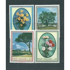 Italia - Correo 1966 Yvert 946/9 ** Mnh Flora