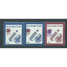 Kazakhstan - Correo Yvert 75/77 ** Mnh Avión