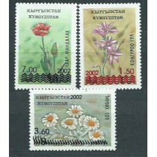 Kyrgyzstan - Correo Yvert 223/5 ** Mnh Flores