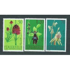 Liechtenstein - Correo 2002 Yvert 1242/4 ** Mnh Flora Orquideas