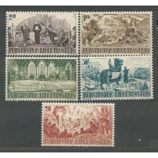 Liechtenstein - Correo 1942 Yvert 177/81 ** Mnh