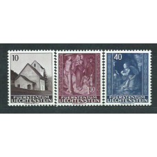 Liechtenstein - Correo 1964 Yvert 394/6 * Mh Navidad