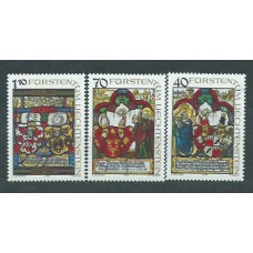 Liechtenstein - Correo 1979 Yvert 672/4 ** Mnh Vidrieras