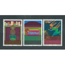 Liechtenstein - Correo 1980 Yvert 702/4 ** Mnh Navidad