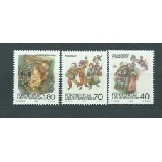 Liechtenstein - Correo 1983 Yvert 759/61 ** Mnh Carnaval