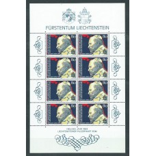 Liechtenstein - Correo 1983 Yvert 771 Pliego ** Mnh Papa Juan Pablo II