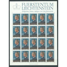 Liechtenstein - Correo 1984 Yvert 802/3 Pliego ** Mnh Personajes