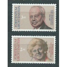 Liechtenstein - Correo 1990 Yvert 929/30 ** Mnh Personajes