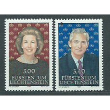 Liechtenstein - Correo 1991 Yvert 965/6 ** Mnh Personajes