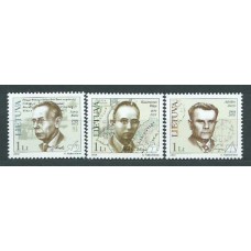 Lituania - Correo Yvert 729/31 ** Mnh Personajes