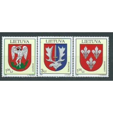 Lituania - Correo Yvert 856/8 ** Mnh Escudos