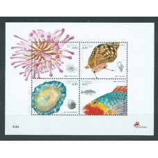 Madeira - Correo Yvert 279/82 ** Mnh Fauna Marina