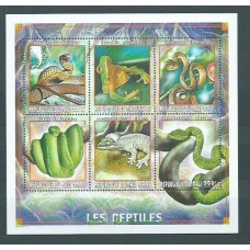 Mali - Correo Yvert 1629/34 ** Mnh  Fauna serpientes