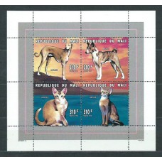 Mali - Correo Yvert 840/3 ** Mnh  Fauna perros