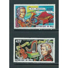 Mali - Aereo Yvert 414/5 ** Mnh  Música Mozart