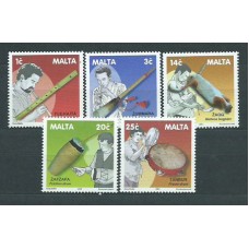 Malta - Correo 2001 Yvert 1158/62 ** Mnh Intrumentos de Música