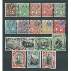 Malta - Correo 1926 Yvert 117/33 * Mh