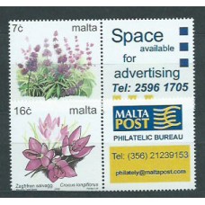 Malta - Correo 2005 Yvert 1374/5 ** Mnh Flores