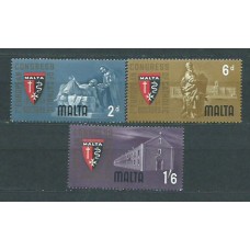 Malta - Correo 1964 Yvert 291/3 * Mh Medicina