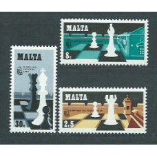 Malta - Correo 1980 Yvert 609/11 ** Mnh Ajedrez